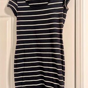 H&M Striped Black and White Women's Dress